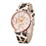 Retro quartz clock Leopard colour nz