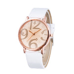 Retro quartz clock white nz