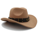 Retro style felt hat Beige / 57 59 cm nz