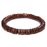 Retro wooden bracelet Brown / 17 cm nz