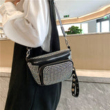 Rhinestone bum bag nz
