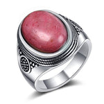 Rhodocrosite men’s ring nz