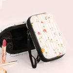 Rigid travel make up case Green standard / 18X11X5cm nz