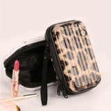 Rigid travel make up case Leopard / 18X11X5cm nz
