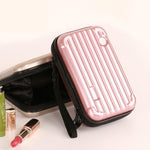 Rigid travel make up case Rose gold / 18X11X5cm nz