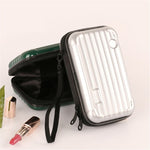 Rigid travel make up case Silver / 18X11X5cm nz