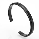 Roman numeral bangle Black nz