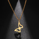 Romantic butterfly necklace nz