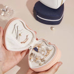 Romantic Heart Jewellery Keepsake Box Pink nz