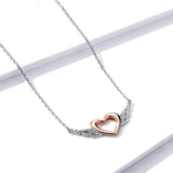Rose gold angel necklace nz