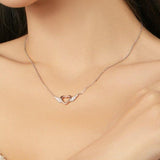 Rose gold angel necklace nz