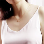 Rose gold butterfly heart necklace nz