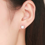 Rose gold cat earrings nz