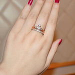 Rose gold crown ring nz