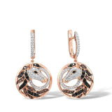 Rose gold horse earrings nz