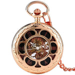 Rose gold pocket watch nz
