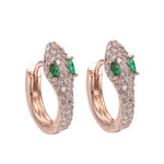 Rose gold snake earrings nz
