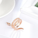 Rose gold snake ring nz