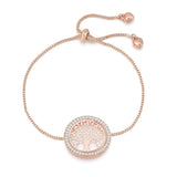 Rose gold tree of life elegant bracelet nz