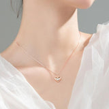 Rose gold vintage heart necklace nz