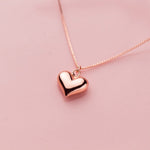 Rose gold vintage heart necklace nz