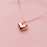 Rose gold vintage heart necklace nz
