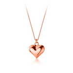 Rose gold vintage heart necklace nz
