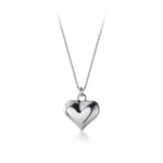 Rose gold vintage heart necklace Silver nz