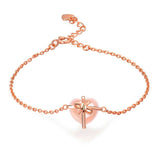 Rose quartz and rose gold bracelet nz