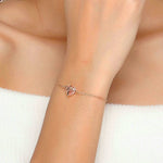 Rose quartz and rose gold bracelet nz