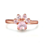 Rose quartz romantic ring nz