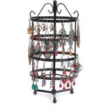 Rotating earring stand Black nz