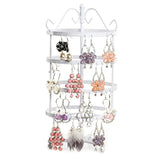 Rotating earring stand White nz