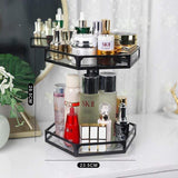 Rotating makeup organiser Black 1 nz