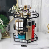 Rotating makeup organiser Black 2 nz