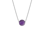 Round amethyst necklace nz