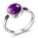 Round amethyst ring nz