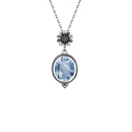 Round aquamarine necklace nz