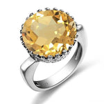 Round citrine ring nz