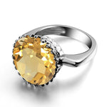 Round citrine ring nz