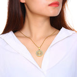 Round cross necklace nz