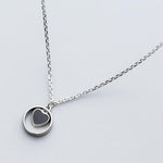 Round heart shaped pendant nz