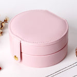 Round Jewellery Box Pink nz