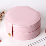 Round Jewellery Box Pink nz