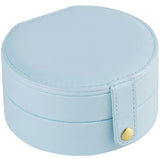 Round Jewellery Box Sky blue nz