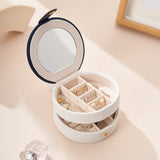 Round Jewellery Box White nz