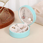 Round Jewellery Case Blue light nz