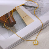 Round moon necklace nz