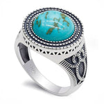 Round Turquoise ring nz