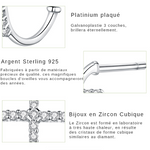 Rounded cross earrings nz